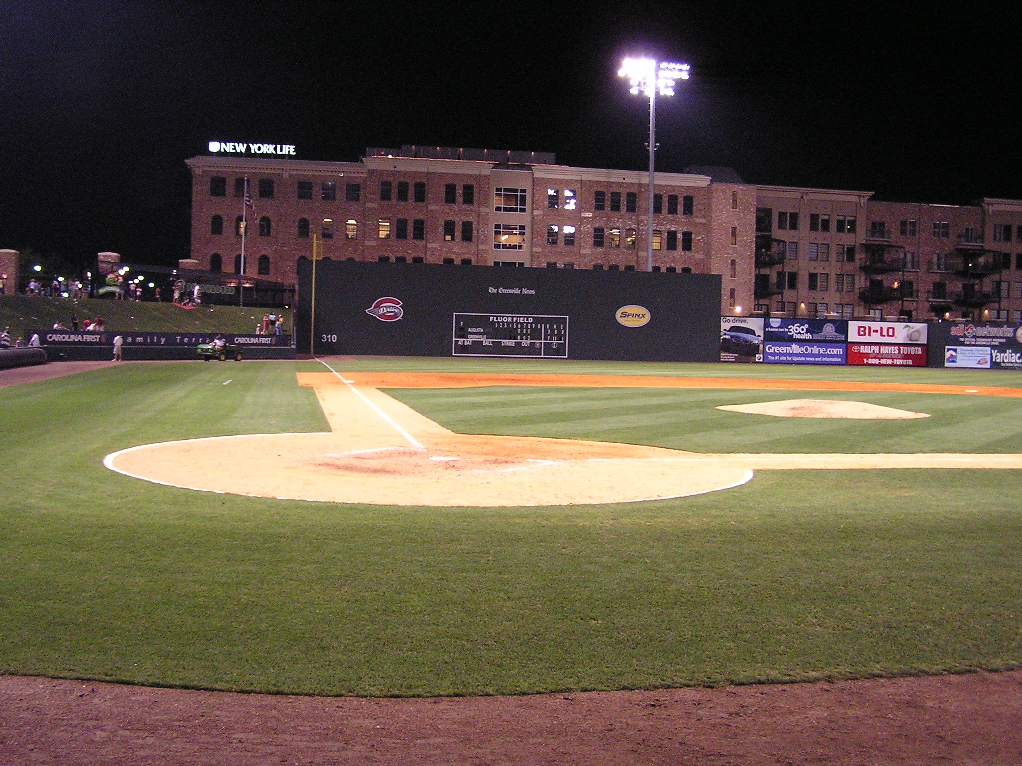 Game Over at Fluor Field at the West End
